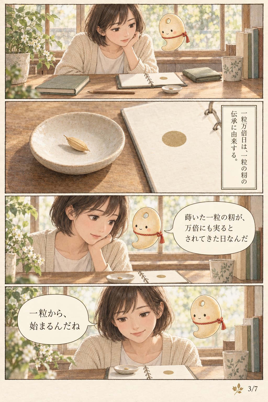 10月1日は「天赦日」と「一粒万倍日」が重なる日 — 年に数回しかない組み合わせを、暦の側から確かめる まんが解説 3ページ目