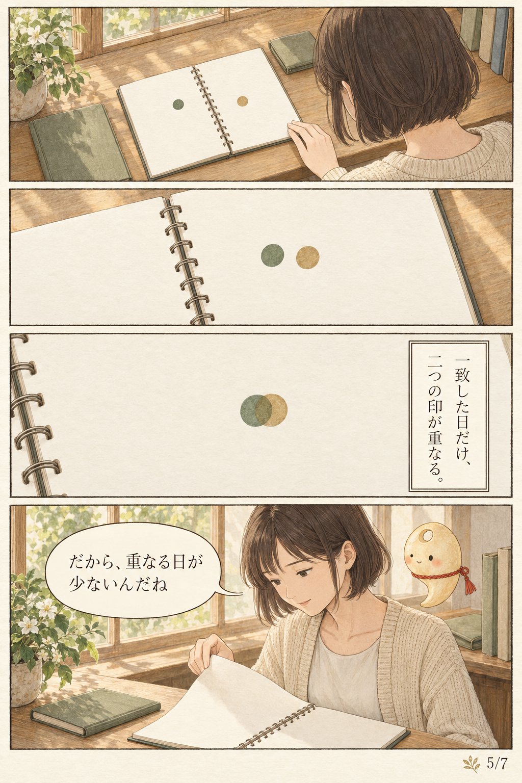 10月1日は「天赦日」と「一粒万倍日」が重なる日 — 年に数回しかない組み合わせを、暦の側から確かめる まんが解説 5ページ目