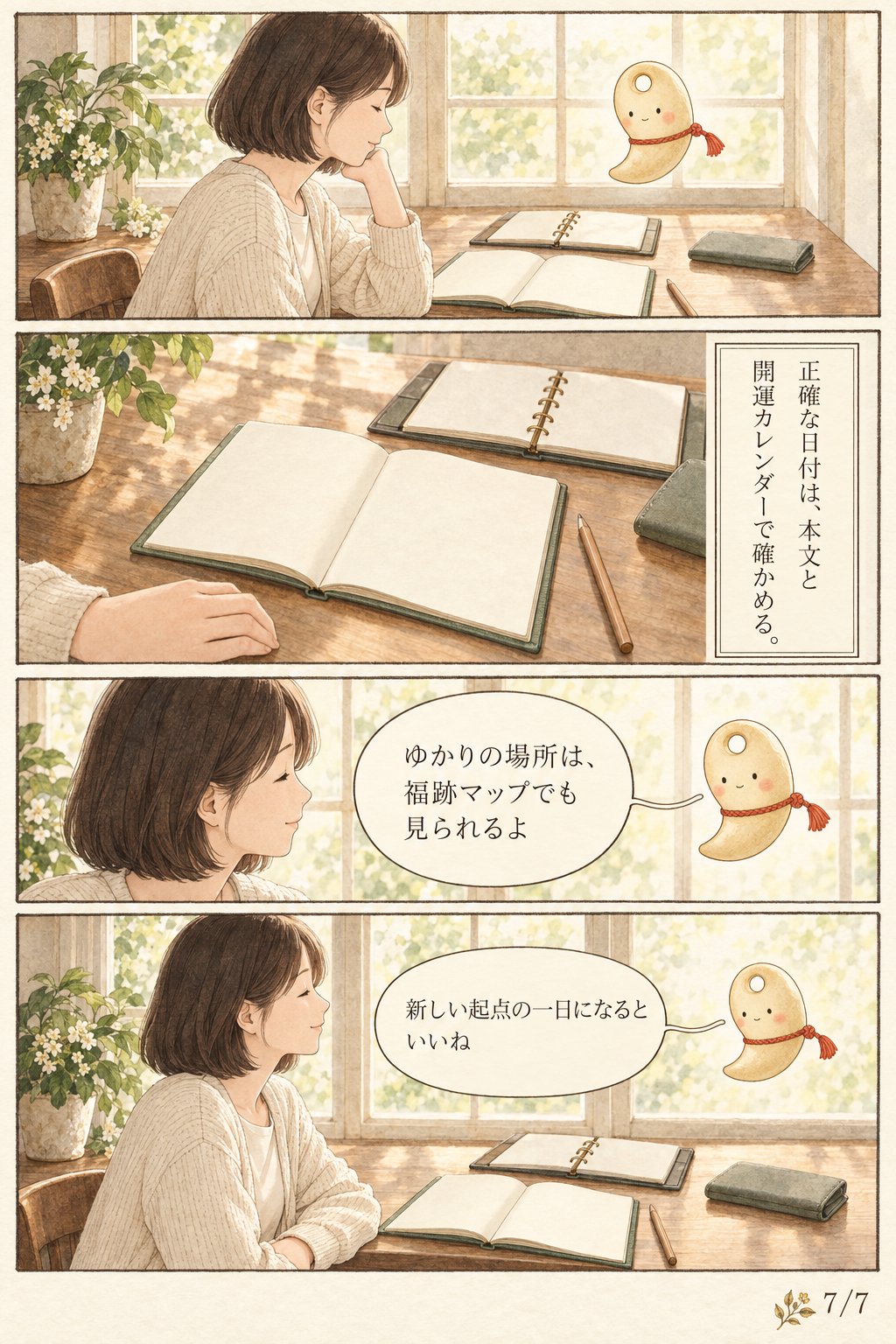 10月1日は「天赦日」と「一粒万倍日」が重なる日 — 年に数回しかない組み合わせを、暦の側から確かめる まんが解説 7ページ目
