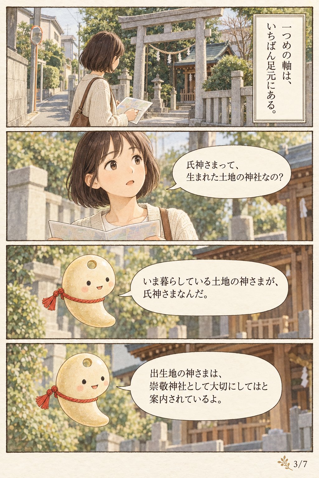 初詣はどの神社に行けばいい? 氏神・恵方・願いごとで選ぶ4つの軸 まんが解説 3ページ目