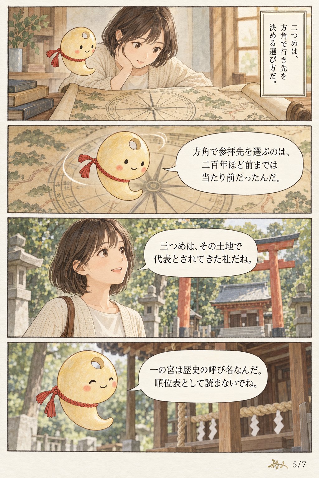 初詣はどの神社に行けばいい? 氏神・恵方・願いごとで選ぶ4つの軸 まんが解説 5ページ目