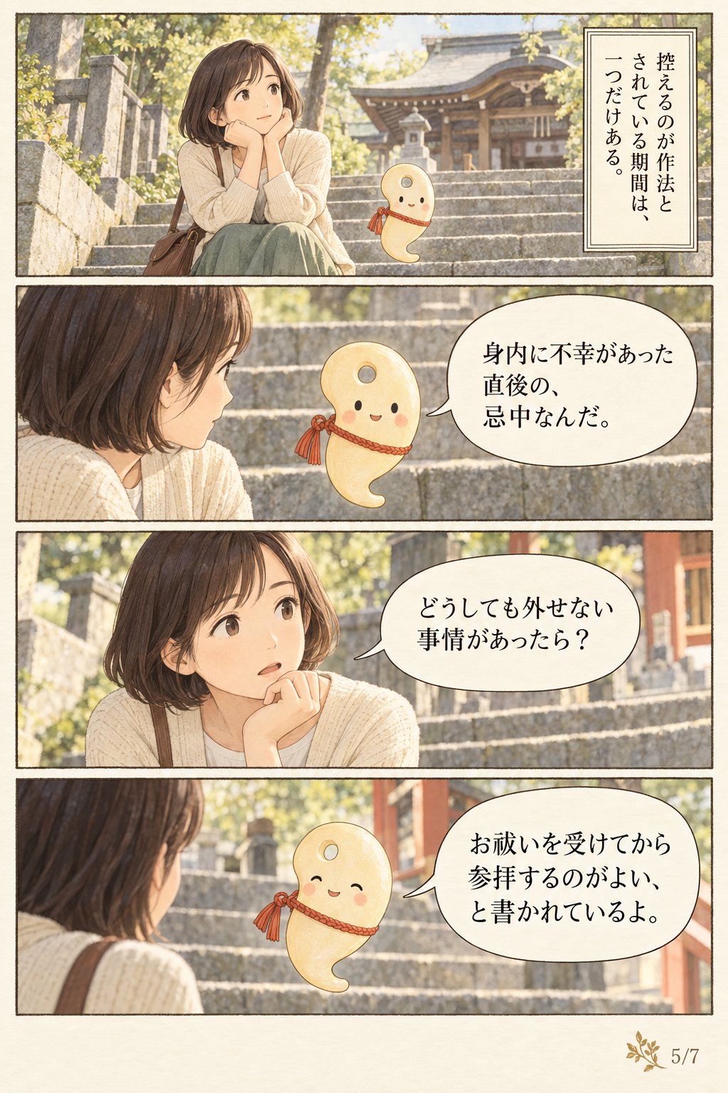 お彼岸に神社へ行ってはいけない？ — 結論、参拝して大丈夫です まんが解説 5ページ目
