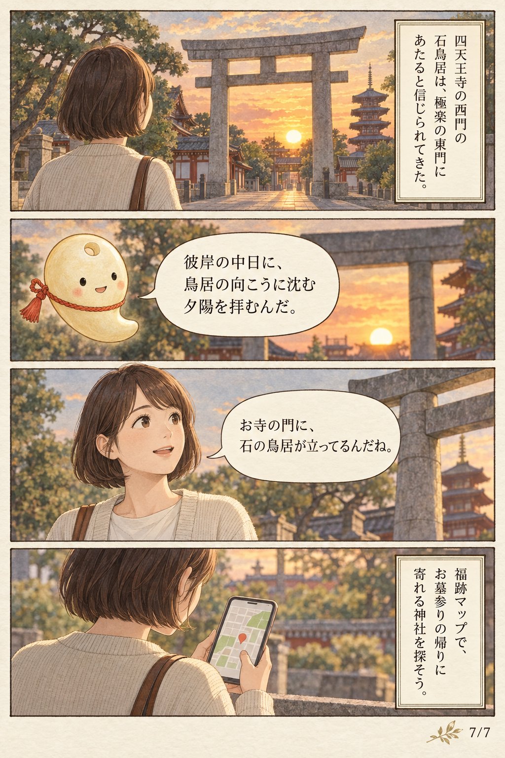 お彼岸に神社へ行ってはいけない？ — 結論、参拝して大丈夫です まんが解説 7ページ目