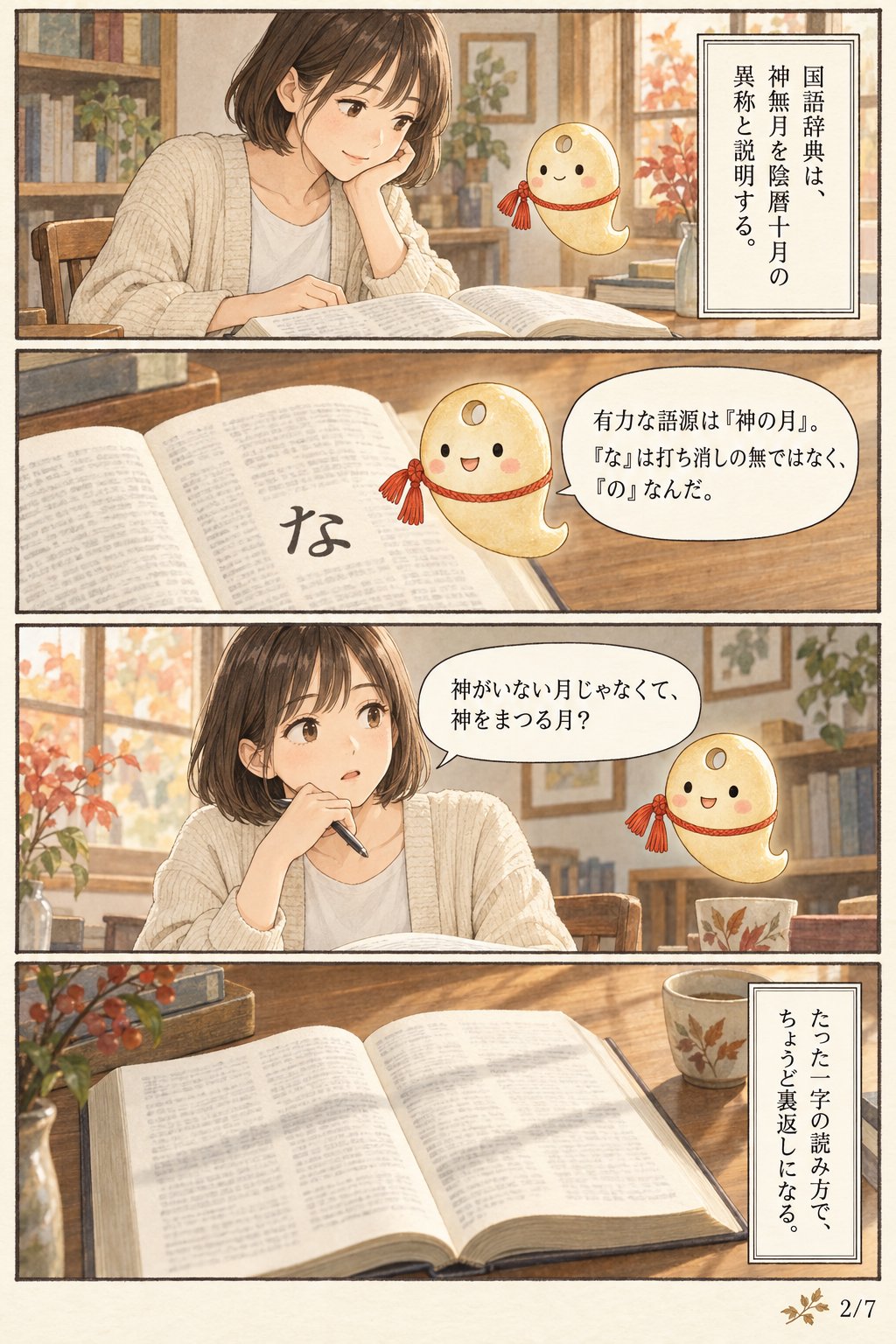 神無月とは — 神々が出雲へ行く10月に、神社へ行ってもいいのか まんが解説 2ページ目