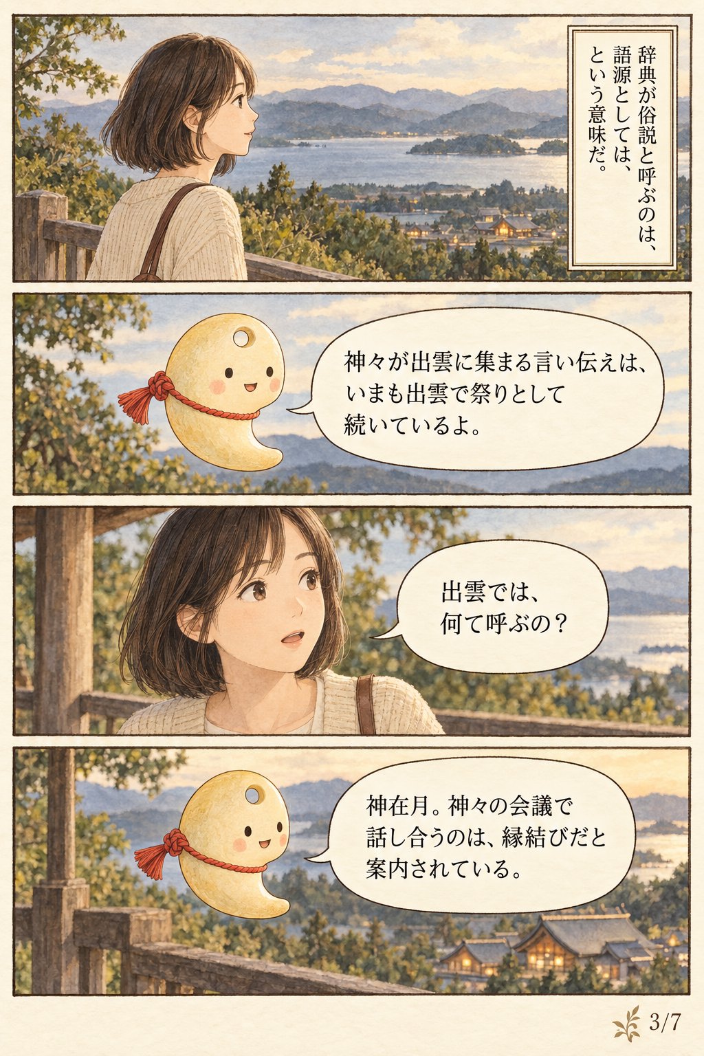神無月とは — 神々が出雲へ行く10月に、神社へ行ってもいいのか まんが解説 3ページ目