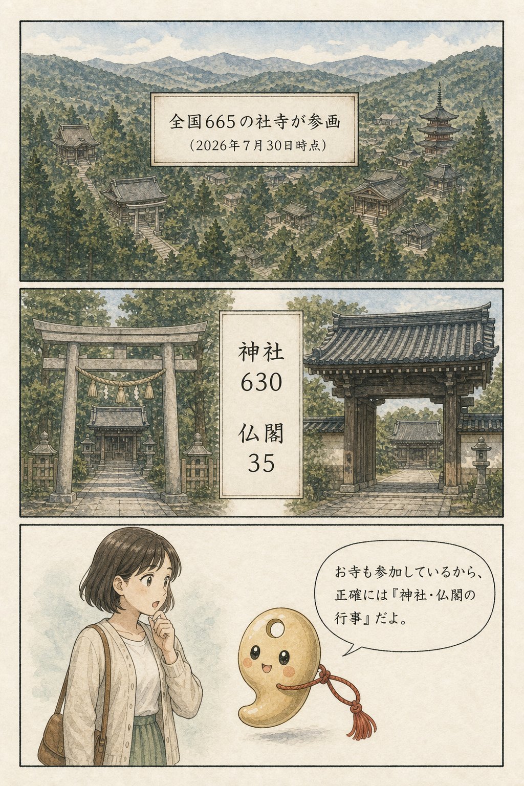 夏詣、実は2014年生まれです — 初詣の「もう半分」の話 まんが解説 5ページ目