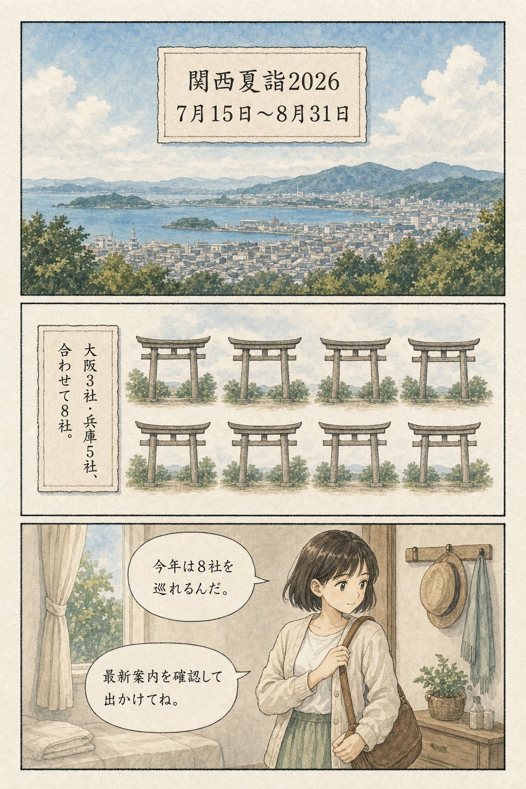 夏詣、実は2014年生まれです — 初詣の「もう半分」の話 まんが解説 6ページ目