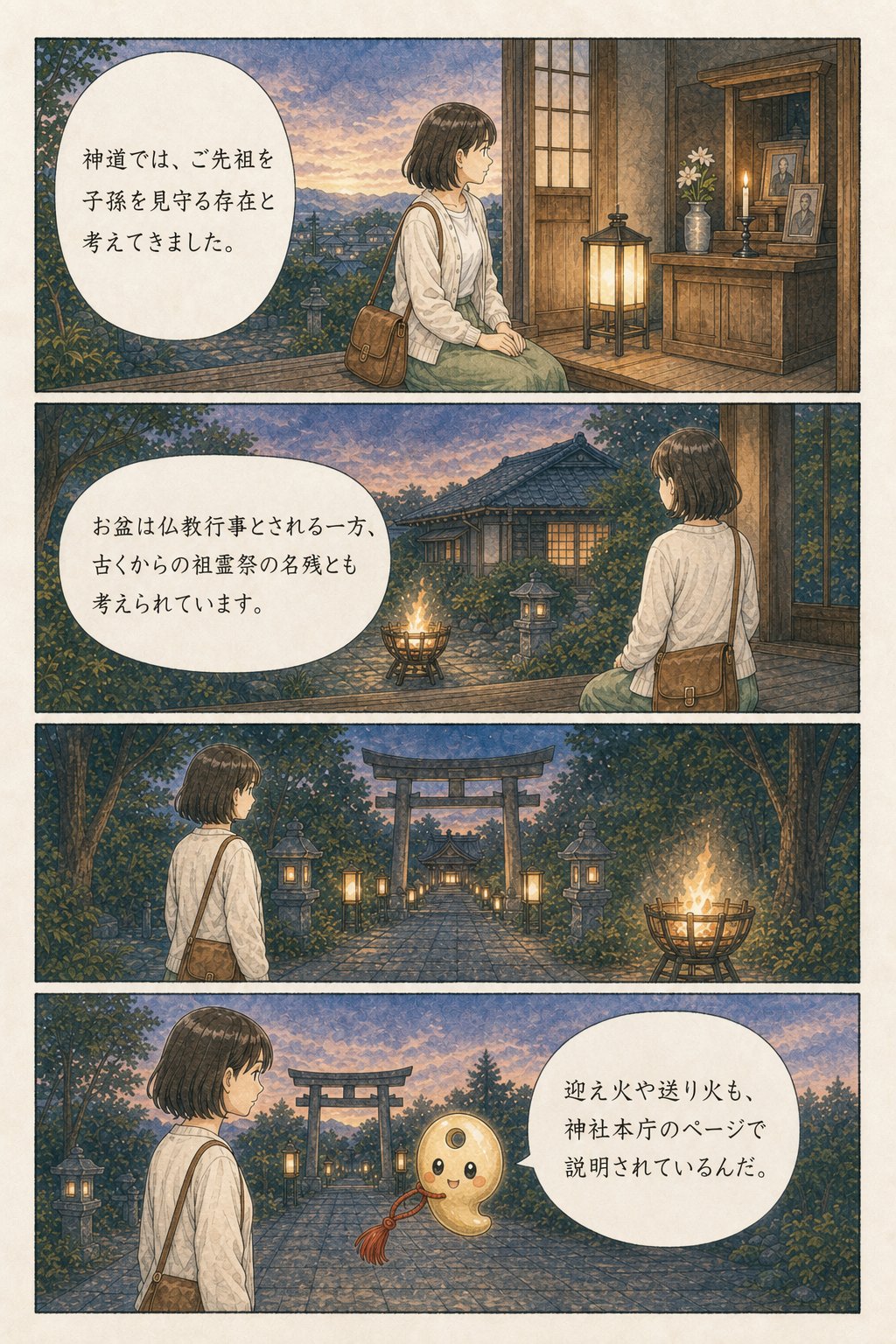お盆に神社へ行ってはいけない? — 結論、参拝して大丈夫です まんが解説 2ページ目