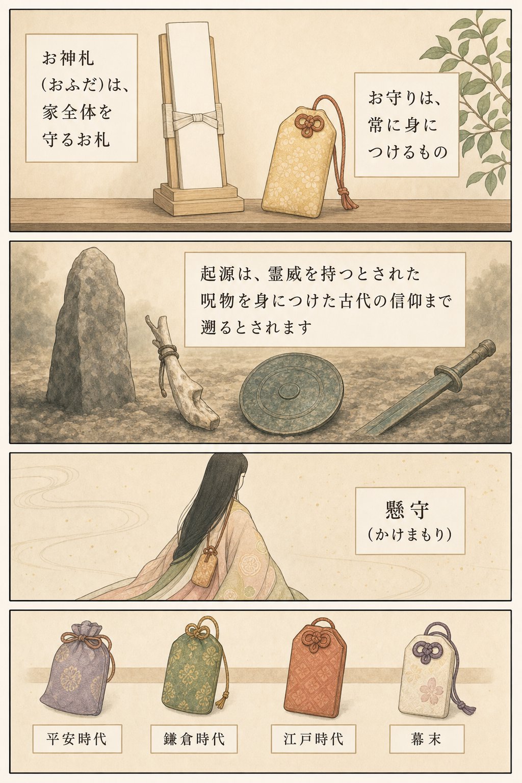 お守りの扱い方 — 複数持ちは神様がケンカする?返納の時期も まんが解説 2ページ目