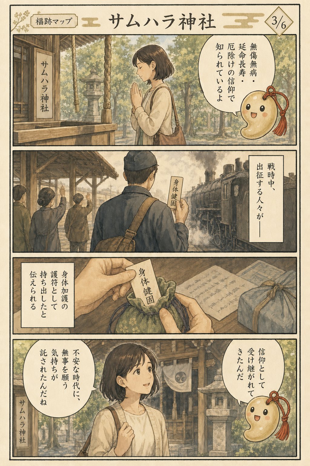 サムハラ神社とは — 読めない神字と指輪の御守「御神環」の由緒 まんが解説 3ページ目