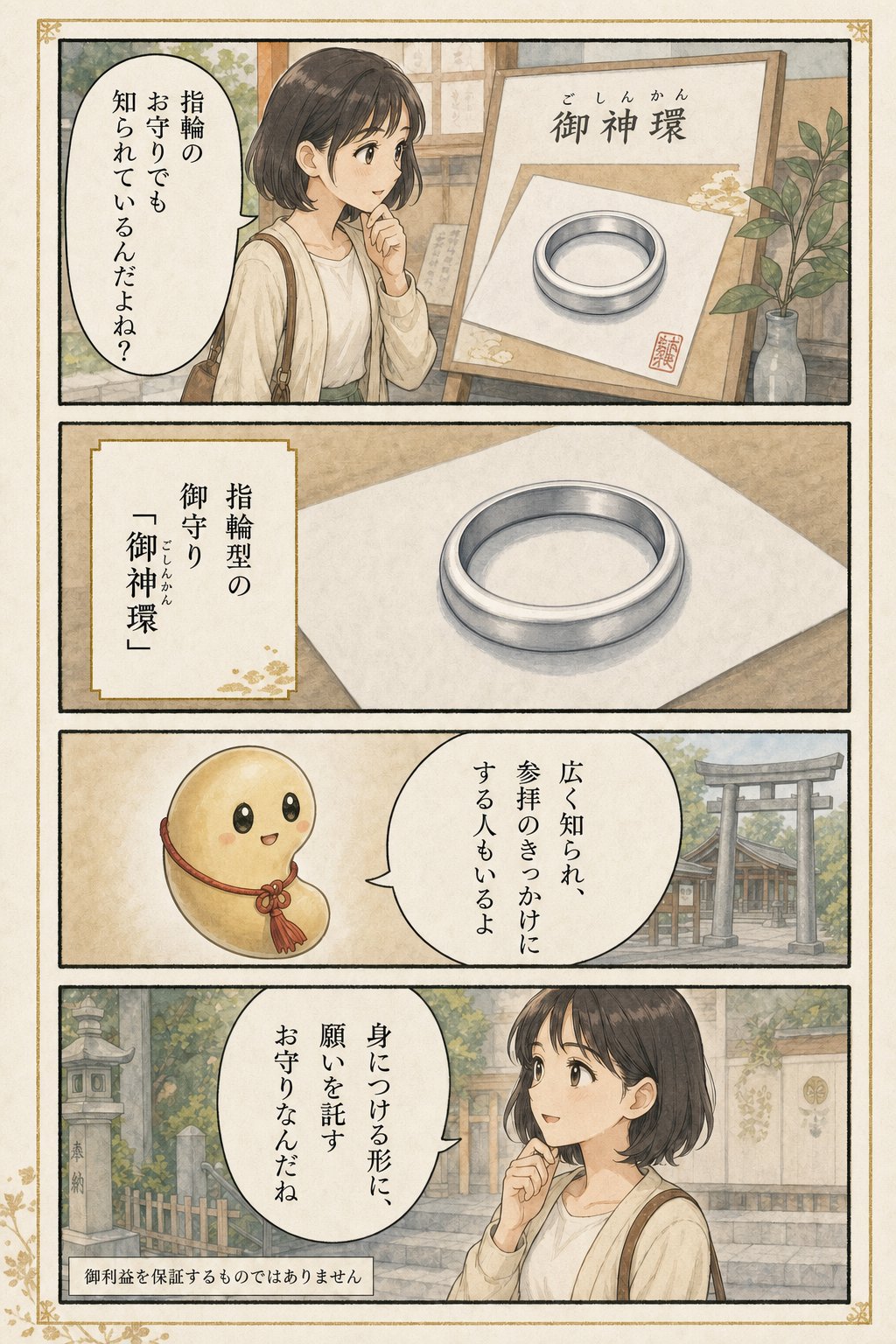 サムハラ神社とは — 読めない神字と指輪の御守「御神環」の由緒 まんが解説 4ページ目