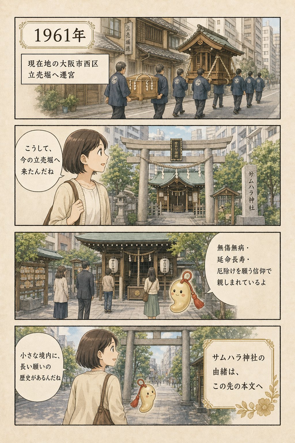 サムハラ神社とは — 読めない神字と指輪の御守「御神環」の由緒 まんが解説 6ページ目