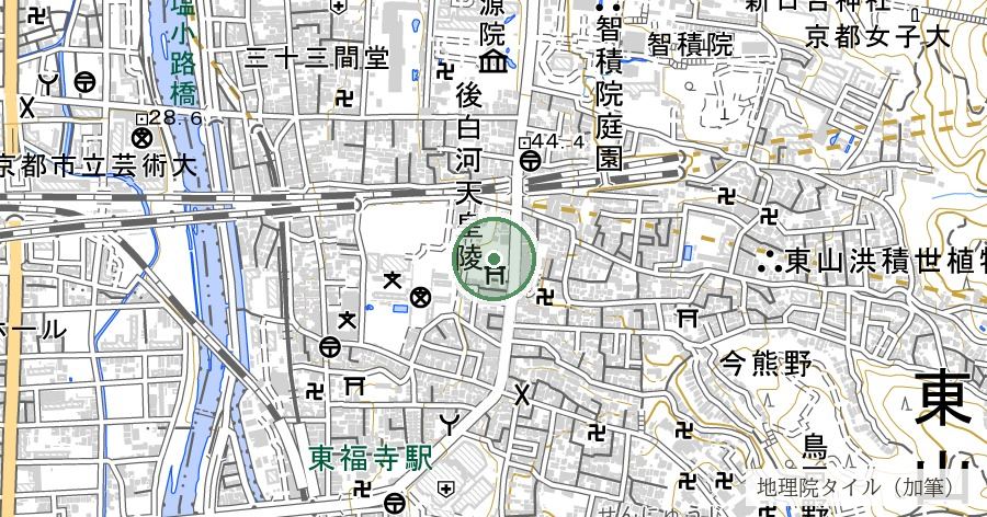 新熊野神社 大樟（影向の大樟）の位置を示す地図