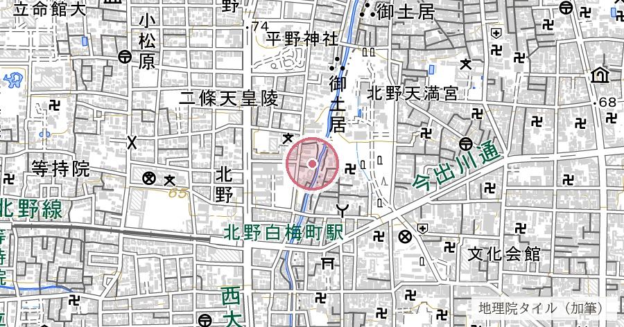 わら天神宮（敷地神社・わらの安産御守）の位置を示す地図